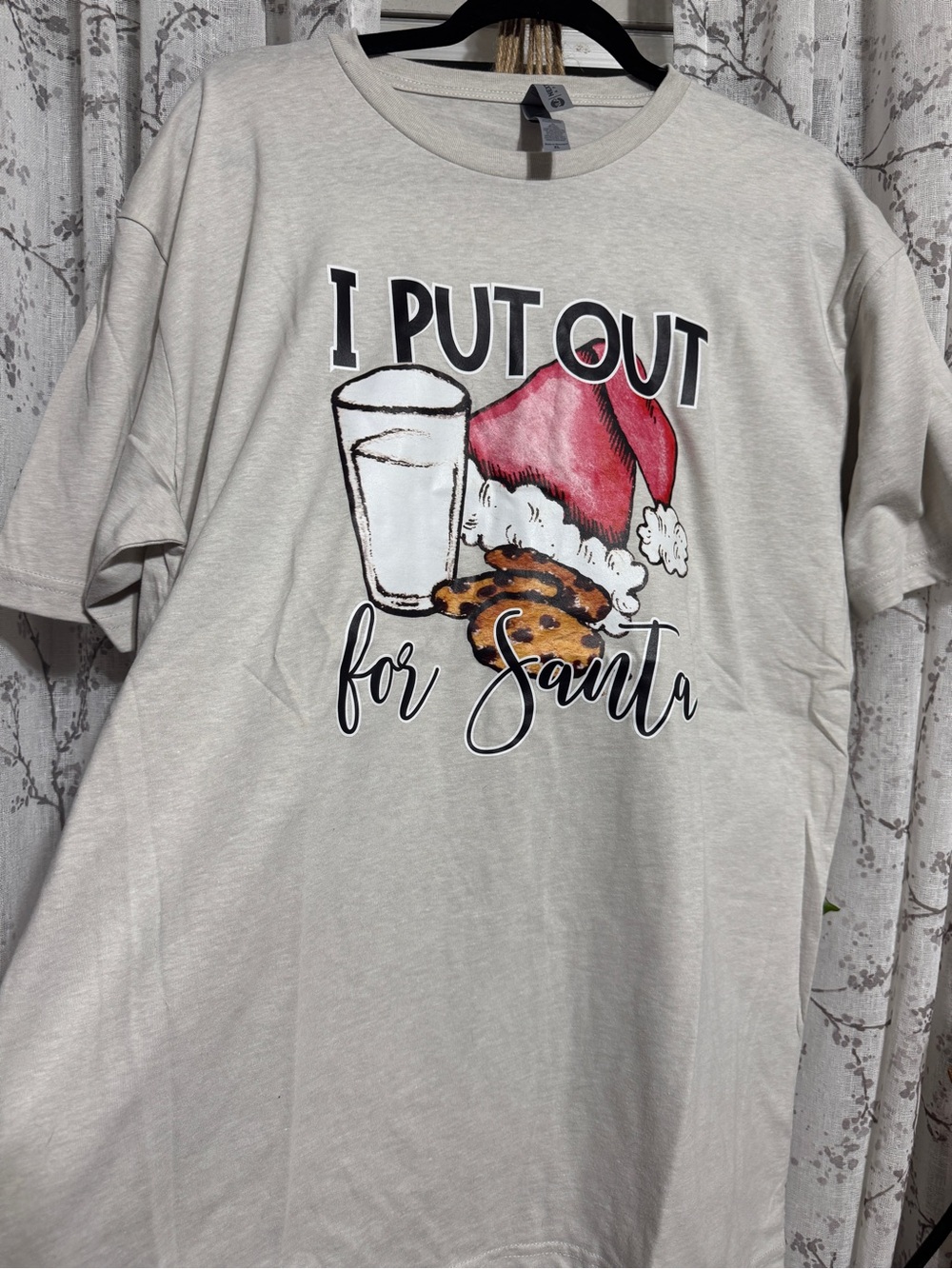 Santa Graphic Short Sleeve Tee XL New